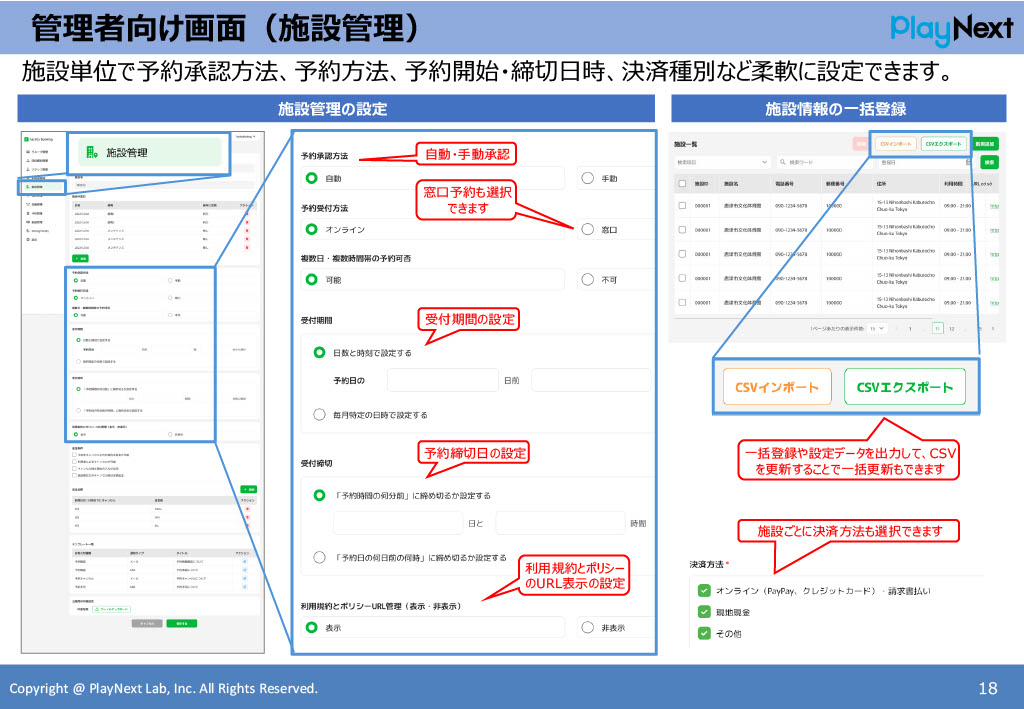 スマート公共ラボは、LINE公式アカウントを活用し自治体業務のDXを実現できるサービス。広報のセグメント発信から、Chat GPTを活用したAIチャットボットを活用しごみ捨て情報など様々なお問合せをLINEで対応でき、また、コロナワクチン予約システムなどオンラインで各種申請、予約や、住民票のコピーなど決済まで完結できる電子申請など様々な自治体業務をデジタル化することができます。
